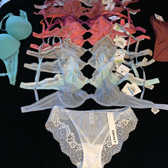 Calvin Klein Bare underwire lace gray Bra 32C NWT - Picture 4 of 4